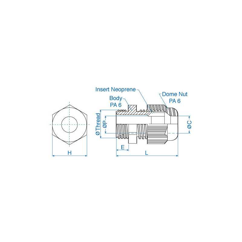 M32x1.5 - ATEX - Polyamide Cable Gland