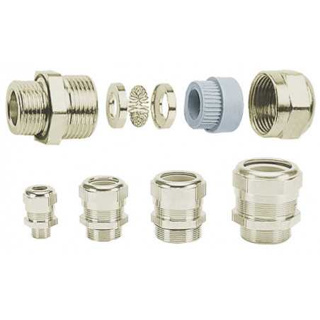PG16 - EMC - Nickel-Plated Brass Cable Gland