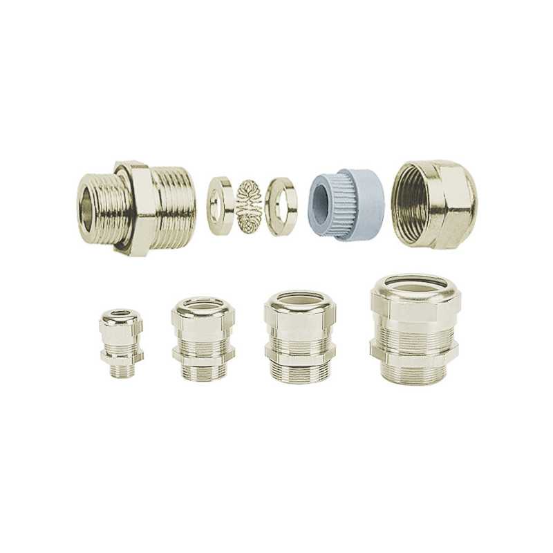 PG16 - EMC - Nickel-Plated Brass Cable Gland