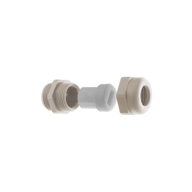 Cable Gland for Angular, 4 x 15 Industrial Flat Cable - Polyamide, PG21