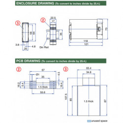 DIN Rail Mounted Electronic Enclosures 2