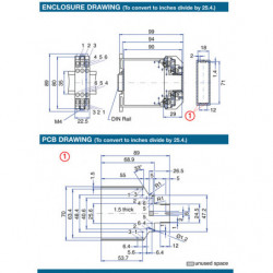 DIN Rail Mounted Electronic Enclosures 2