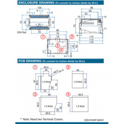 DIN Rail Mounted Electronic Enclosures 2