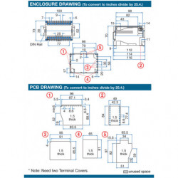 DIN Rail Mounted Electronic Enclosures 2