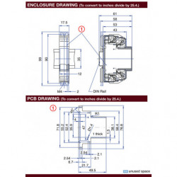 DIN Rail Mounted Electronic Enclosures 2