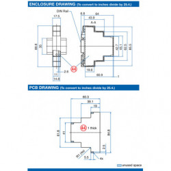 DIN Rail Mounted Electronic Enclosures 2