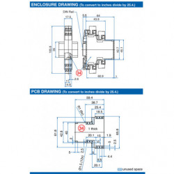 DIN Rail Mounted Electronic Enclosures 2
