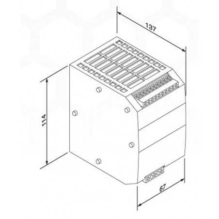 DC UPS : 36W : CBI123A