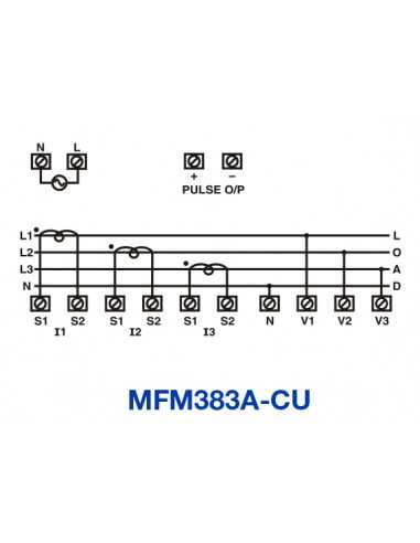 MFM384-C-CU, Multi-Function Meter
