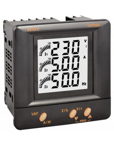 VAF36A-110V-CU, Volt-Ampere-Frequency Meters