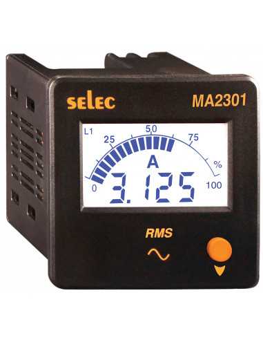 MA2301-110V-CU, LCD Ampere Meters