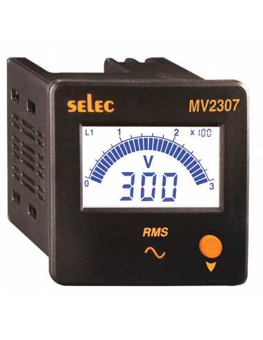 MV2307-110V-CU, LCD Voltage Meters