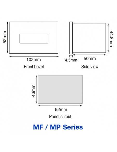 MF16-110V-CU, Frequency Meter