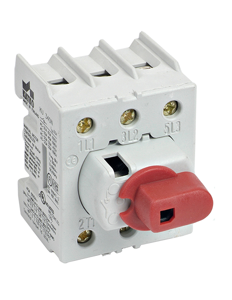 KU363N - 60 A Extended/Direct Handle Motor Disconnect Switch