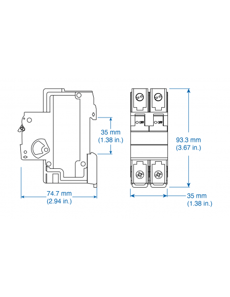 2B16UM - DLS8 - UL508 Listed Manual Motor Controllers “Suitable as Motor Disconnect”
