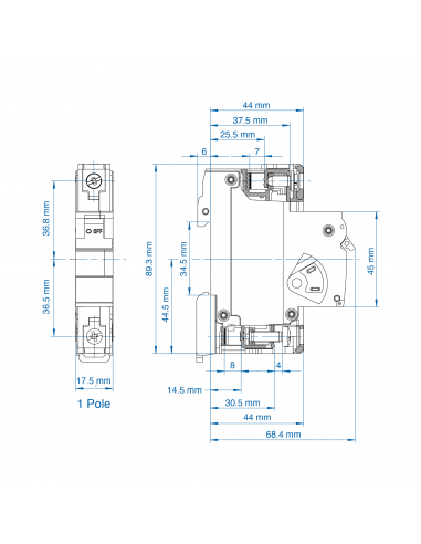 1B12UR - ﻿﻿UL1077 Recognized Supplementary Protector