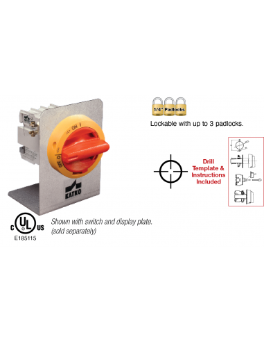 OKA/KU Door Mounting Kit - OKA/KU4P LK10 2.V - Motor Disconnect Switch