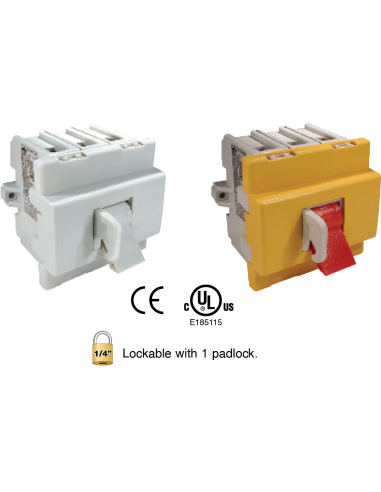 EVA3100 + K/EVA Y/R - 100 A Toggle Handle Motor Disconnect Switch