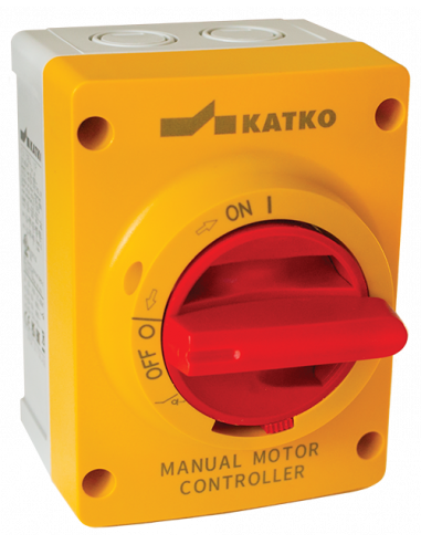 KEM316UL Y/R - 16A - Non-Fused Polycarbonate Enclosed Motor Disconnect Switch