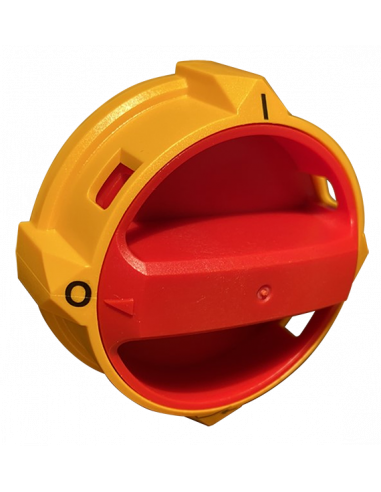 Door Interlock Handle, Selector, Yellow/Red, Use with LX00AD11-ST Shaft