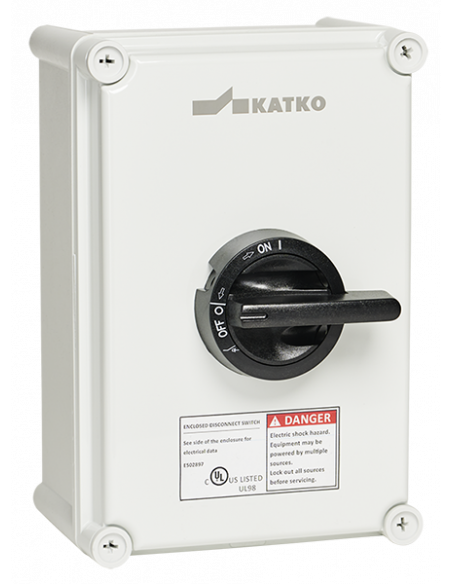 KEM330UL98 - UL98 Motor Disconnect Switch - Polycarbonate Enclosure