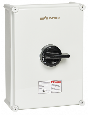 KEM3100UL98 - UL98 Motor Disconnect Switch - Polycarbonate Enclosure