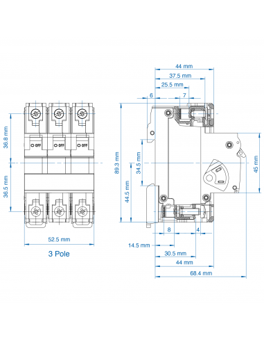 3D1UR - ﻿﻿UL1077 Recognized Supplementary Protector