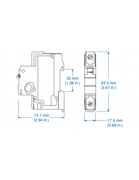 1E20UM - DLS8 - UL508 Listed Manual Motor Controllers “Suitable as Motor Disconnect”