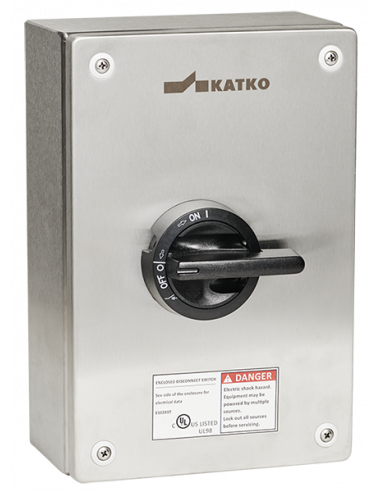 KER430UL98 - UL98 Motor Disconnect Switch - Stainless Steel Enclosure