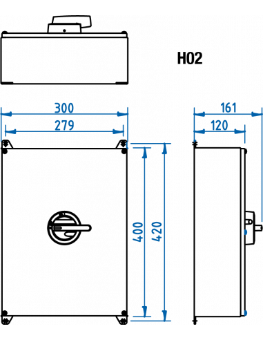 KER4100UL98 - UL98 Motor Disconnect Switch - Stainless Steel Enclosure