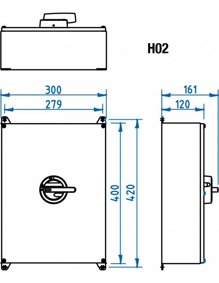 KER4100UL98 - UL98 Motor Disconnect Switch - Stainless Steel Enclosure