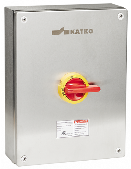 KER4100UL98 Y/R - UL98 Motor Disconnect Switch - Stainless Steel Enclosure