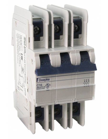 3D25UL - UL489 Miniature Molded Case Circuit Breaker