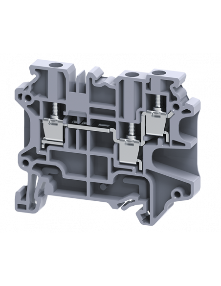 Grey CY4/3 Terminal Block