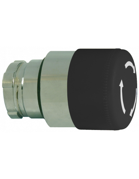 2AMLS2 Mushroom Push-Turn Small - Non-Illuminated Metal Operator