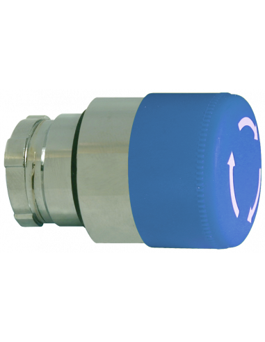 2AMLS6 Mushroom Push-Turn Small - Non-Illuminated Metal Operator