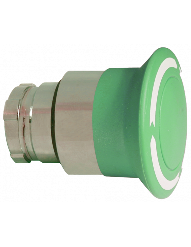 2AML3 Mushroom Push-Turn - Non-Illuminated Metal Operator