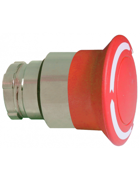 2AML4 Mushroom Push-Turn - Non-Illuminated Metal Operator