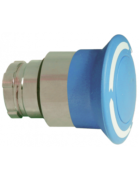 2AML6 Mushroom Push-Turn - Non-Illuminated Metal Operator