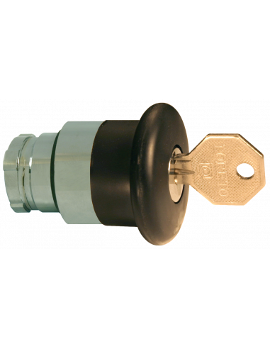 2AMLKB2 Mushroom with Key Release - Non-Illuminated Metal Operator