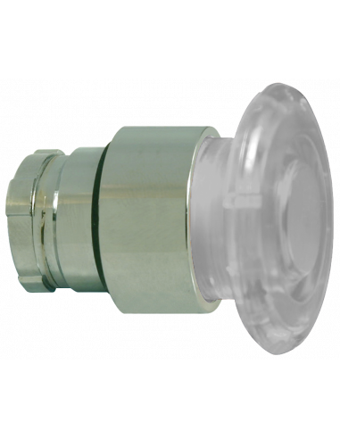 2ALM7LB-048 Mushroom Illuminated Momentary - Illuminated Mushroom Metal Operator