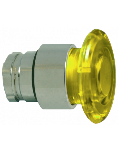 2ALM8LB-230 Mushroom Illuminated Momentary - Illuminated Mushroom Metal Operator