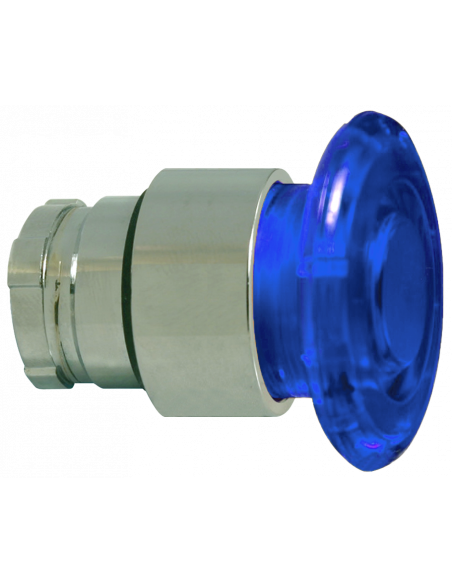 2ALMPP6LB-024 Mushroom Illuminated Push-Pull - Illuminated Mushroom Metal Operator