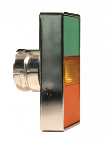 2ATL5LB F3F4-230 Twin Touch Metal LED Illuminated Operators
