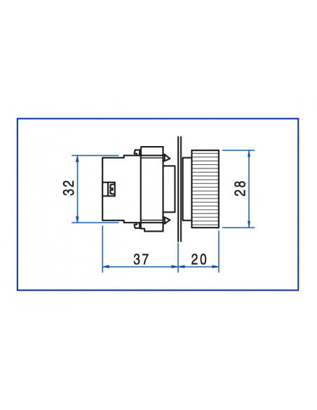 2PLB1LB-230D LED Metal Pilot Lights