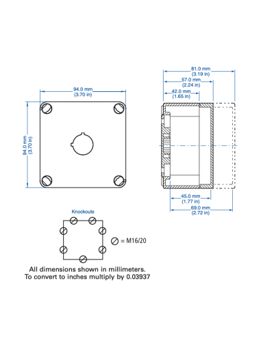 153-601/L Polycarbonate Enclosures