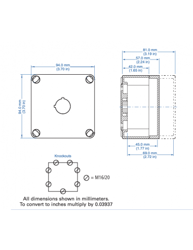 153-902/1H Polycarbonate Enclosures