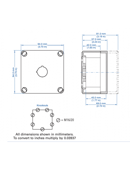 153-902/1H Polycarbonate Enclosures