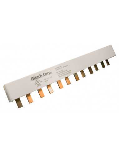 2P18U3H/8 - UL 508 & UL 1077 - 2 PHASE BUSBAR - 1/2 pole spacing