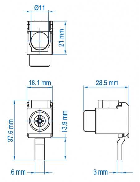 P50UT-LP - Power Feed Lug